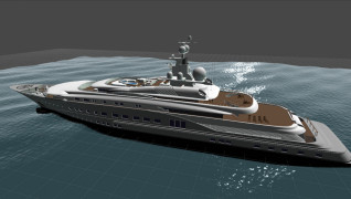 First virtual reality experience ever on a super yacht from Tim Heywood design.
